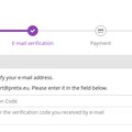 Email verification during checkout